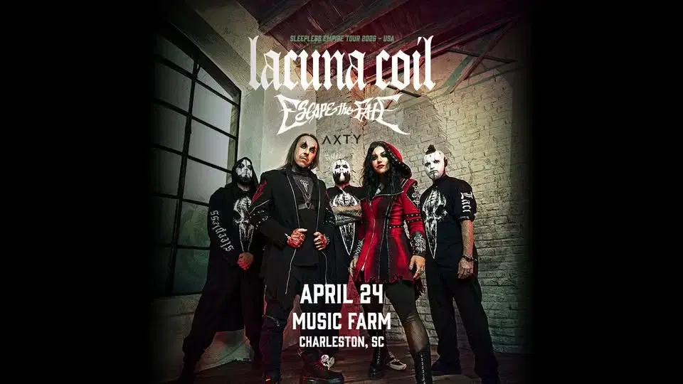 LACUNA COIL - Sleepless Empire Tour 2026 with ESCAPE THE FATE & AXTY