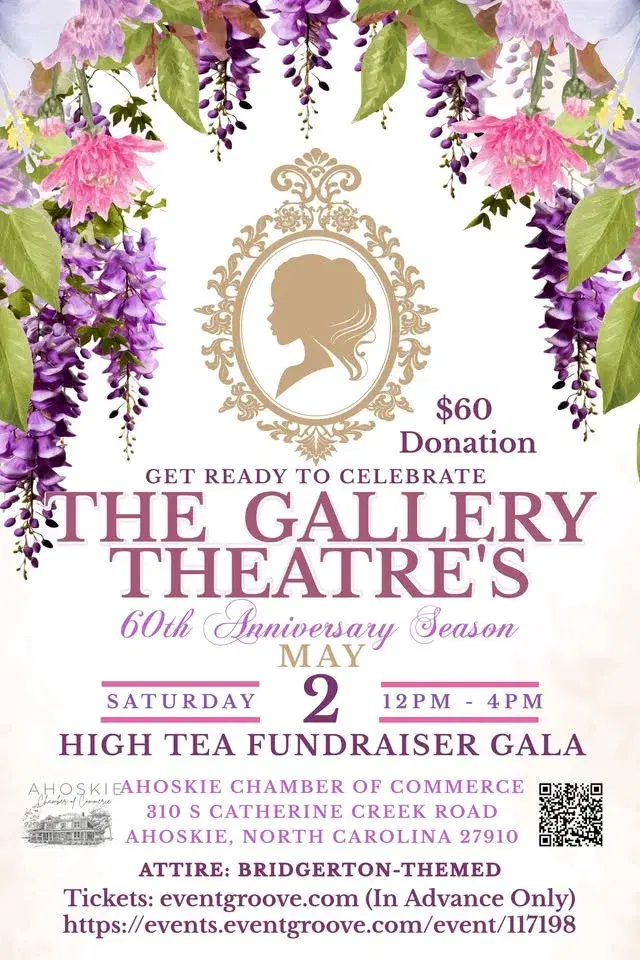 The Gallery Theatre's 60th Anniversary Bridgerton-themed “High Tea” Ball
