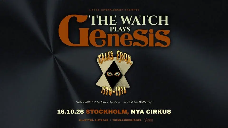 The Watch plays Genesis "Tales from 1970-76" | Stockholm