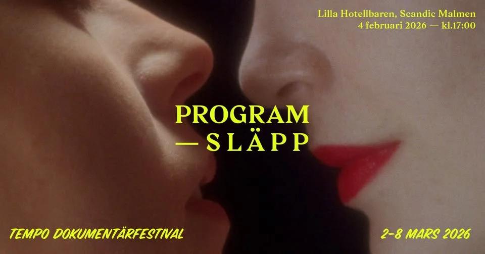PROGRAMSLÄPP TEMPO 2026