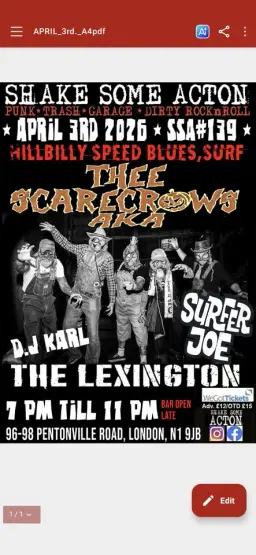 SHAKE SOME ACTON #139. THEE SCARECROWS AKA,SURFER JOE, D.J KARL.