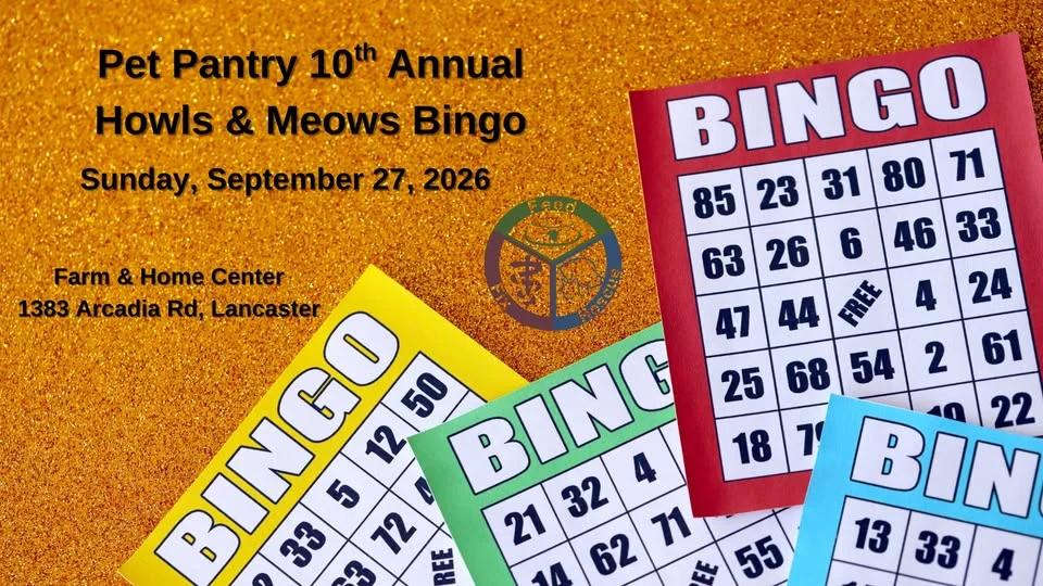 Save the Date! 10th Annual Howls & Meows Bingo