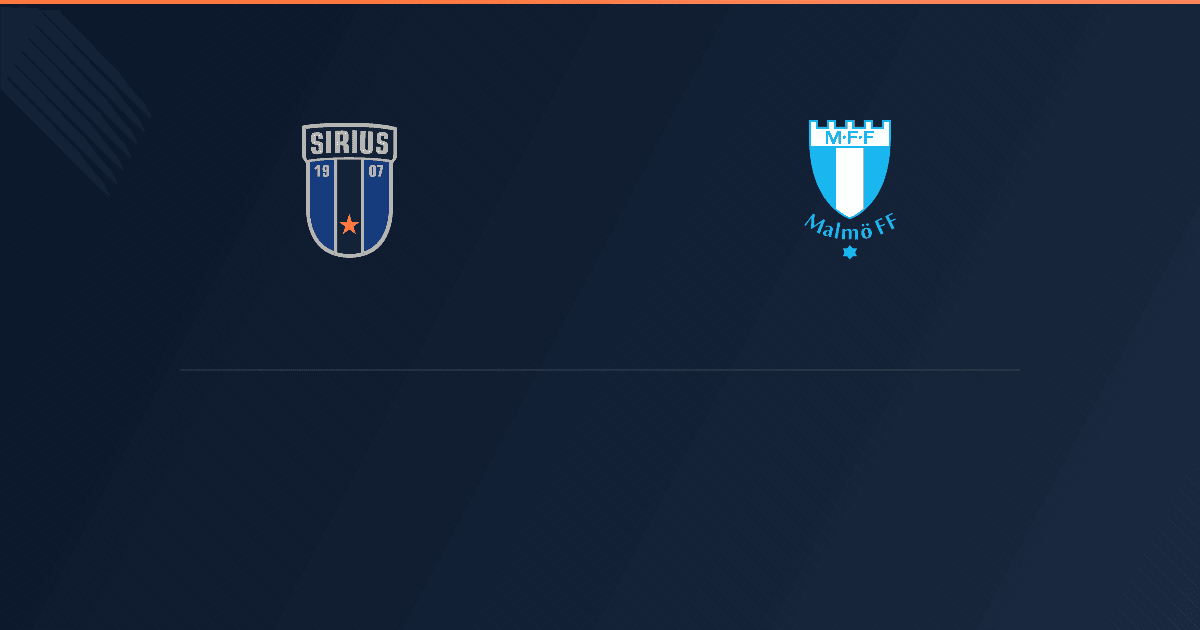 Sirius vs Malmo FF