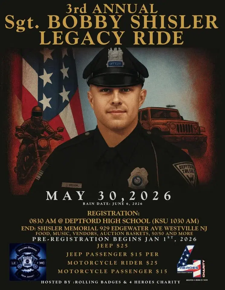 3rd Annual Sgt. Bobby Shisler Legacy Motorcycle & Jeep Ride