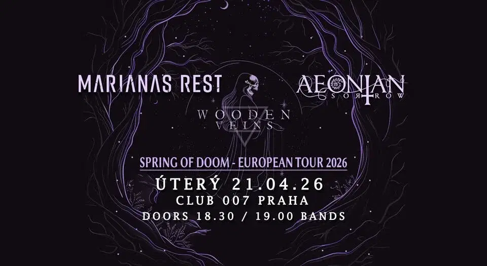 Spring of Doom European Tour: Marianas Rest / Aeonian Sorrow / Wooden Veins