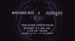 Spring of Doom European Tour: Marianas Rest / Aeonian Sorrow / Wooden Veins
