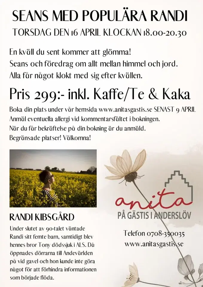 SEANS MED POPULÄRA RANDI KIBSGÅRD