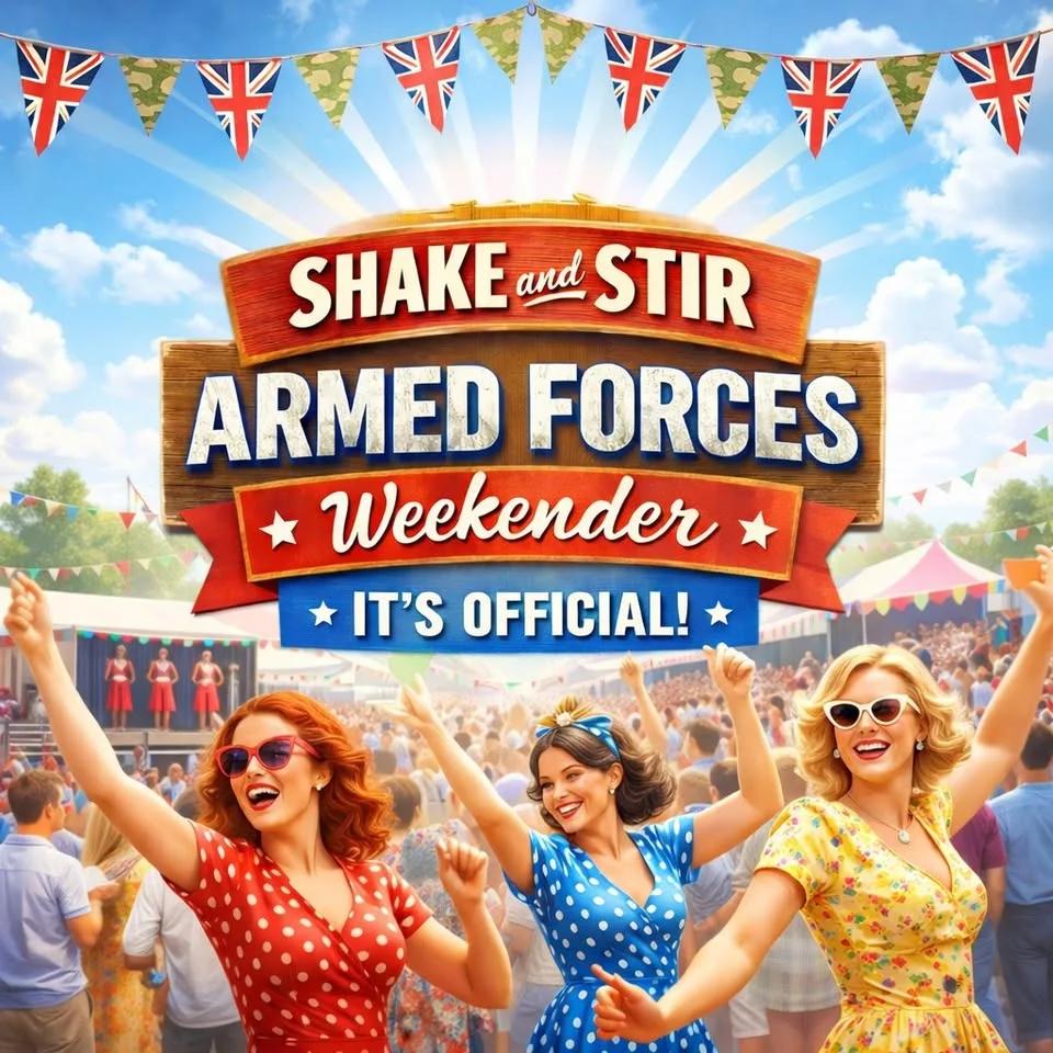 Shake & Stir Armed Forces Weekender 2026