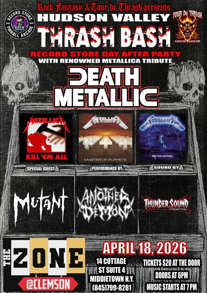 Hudson Valley Trash Bash with Death Metallic