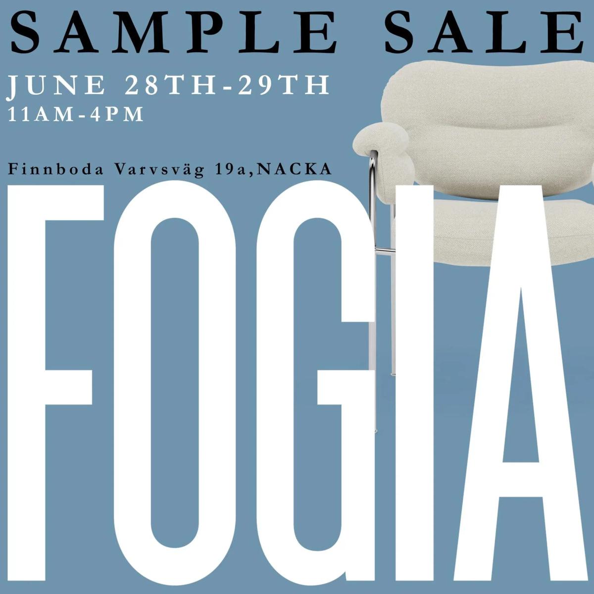 FOGIA SAMPLE SALE đïžđȘ â Up to 75% Off!