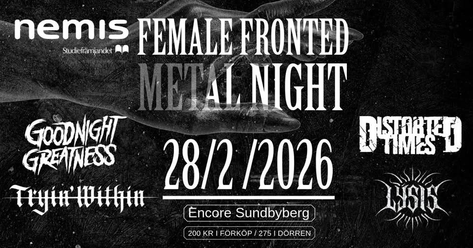 FEMALE FRONTED METAL NIGHT
