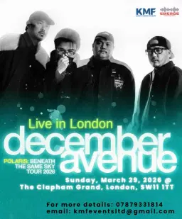 December Avenue "Polaris: Beneath The Same Sky Tour" Live in London 2026