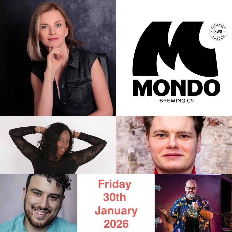 Comedy @ Mondo Brewing Co Taproom Battersea : Valeria Vulpe ( Preview / WIP) , Joe Haddad & more