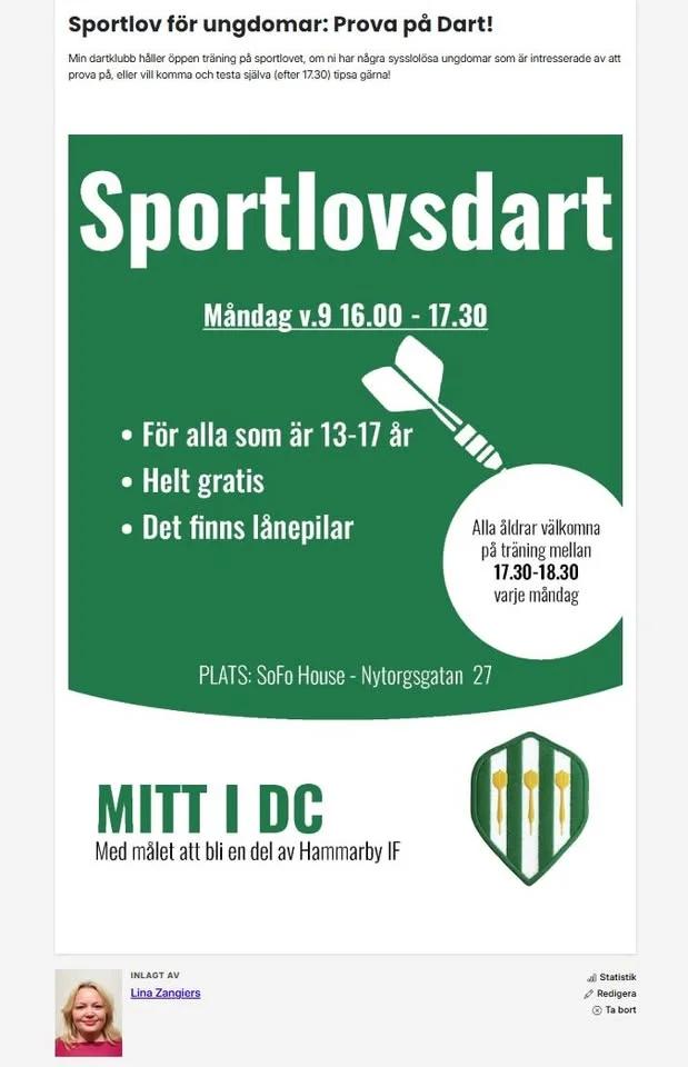 Sportlovsträning
