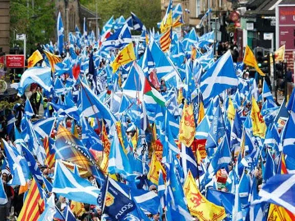MARCH FOR INDEPENDENCE - GLASGOW