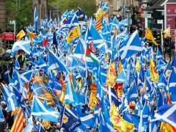 MARCH FOR INDEPENDENCE - GLASGOW