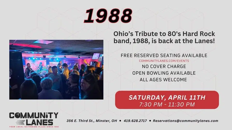 1988 - Live on Community Lanes Stage - Saturday, April 11th