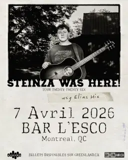 Steinza | Bar l'Esco | Montréal