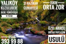 ÇATALCA YALIKÖY DEREYÜRÜ YÜRÜYÜŞÜ