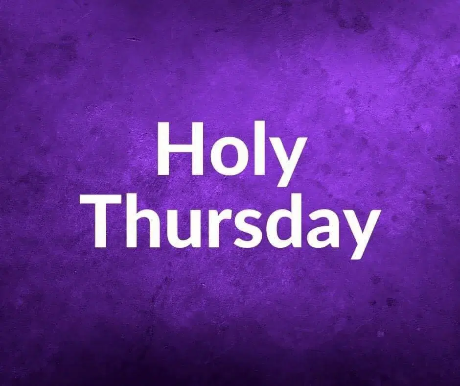 Holy Thursday