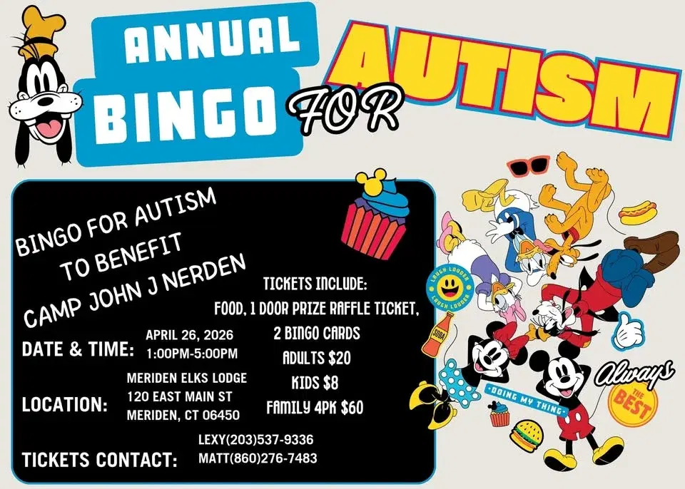 Disney Bingo 4 Autism