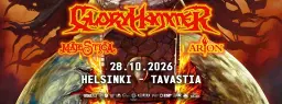 TuskaLive: GLORYHAMMER (UK) + Supports: Majestica (SE) & Arion (FI), 28.10.2026, Tavastia, Helsinki