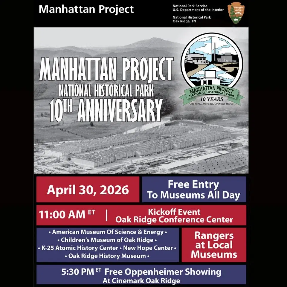 Oppenheimer Free Movie Screening - Manhattan Project National Historical Park 10th Anniversary