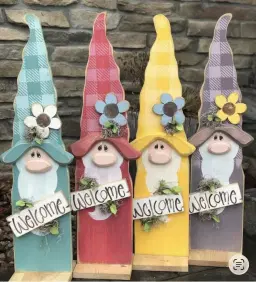 Wooden Spring Gnome!! PCCOA Fundraiser!!