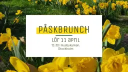 PÅSKBRUNCH: Stockholm