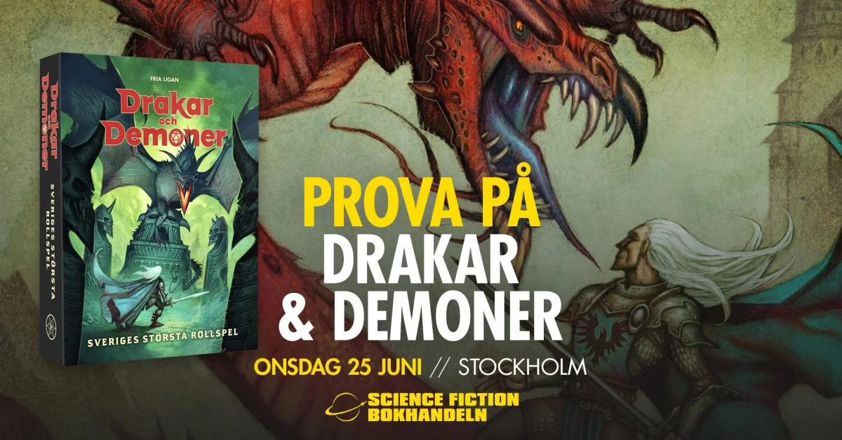 Prova på Drakar & Demoner 🐉🎲 – Rollspel för alla åldrar!