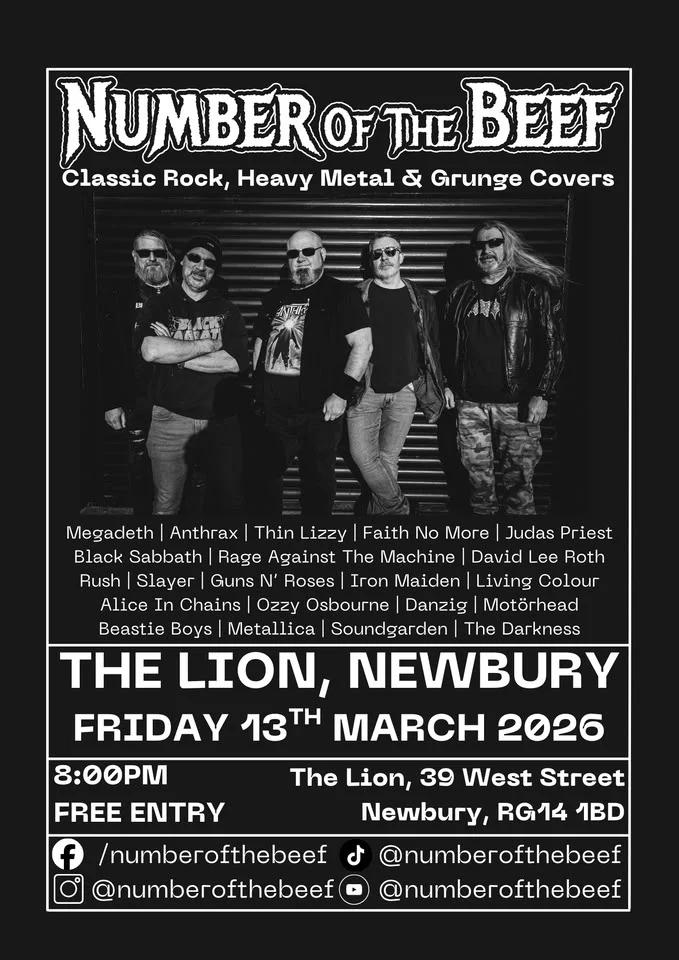 Live @ The Lion, Newbury - Number Of The Beef
