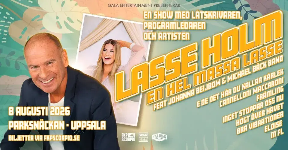 Lasse Holm - En Hel Massa Lasse | Uppsala