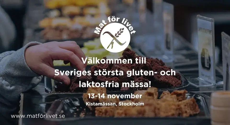 Mat för livet-mässan 2026 - Sveriges största gluten och laktosfria mässa