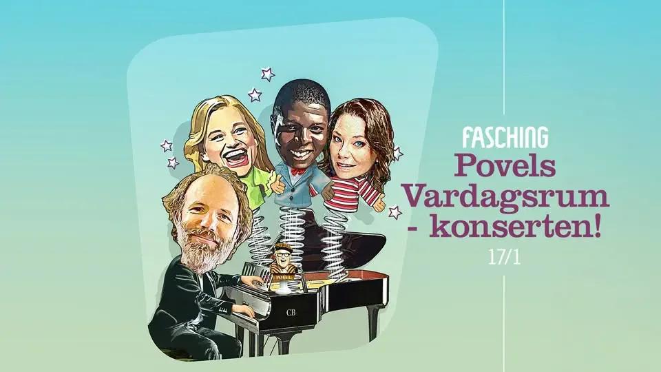 Povels Vardagsrum - konserten! | Fasching, Stockholm