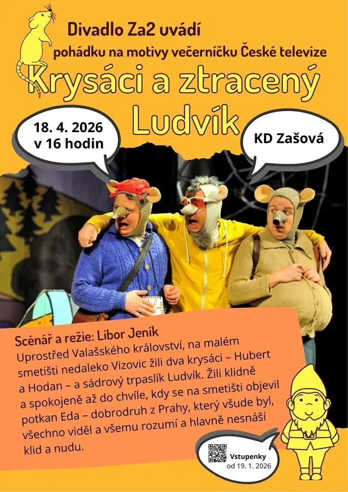 Divadlo pro děti: Krysáci a ztracený Ludvík