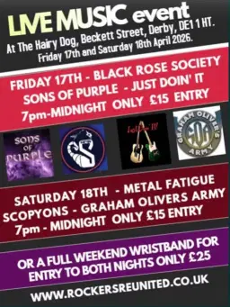 BRS @ The Hairy Dog Derby Rockers Reunited