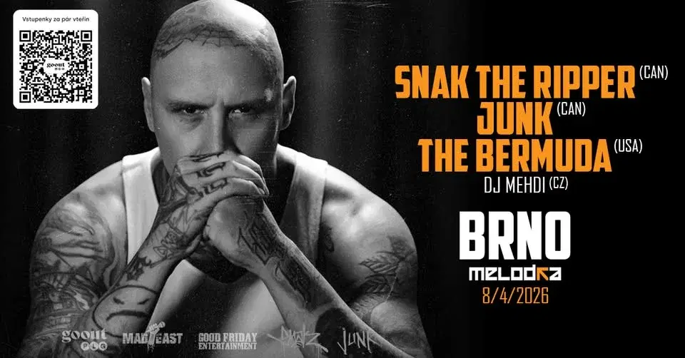 Snak The Ripper, Junk, The Bermuda - MELODKA | BRNO