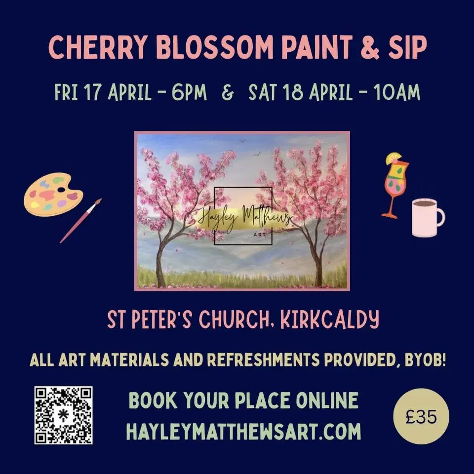 PAINT & SIP - CHERRY BLOSSOM đž