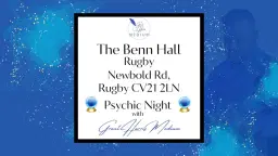 The Benn Hall, Rugby - Psychic Night with Grant Harris Medium