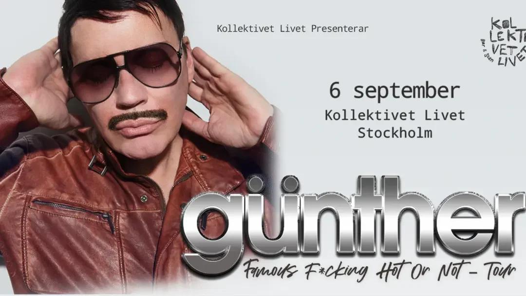 đ” GĂŒnther | Stockholm Live pĂ„ Kollektivet Livet Bar & Scen