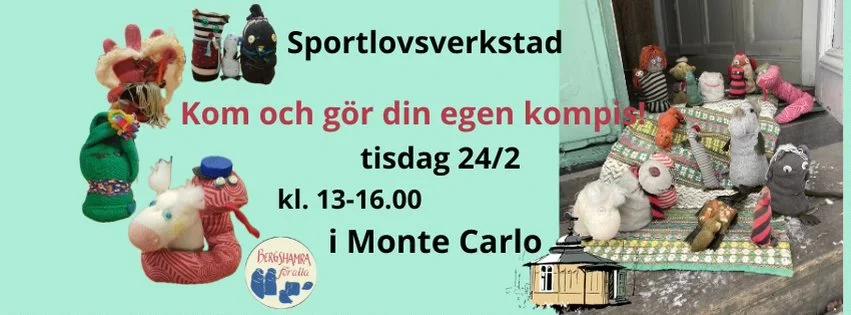 Sportlovsverkstad - Gör din egen kompis.