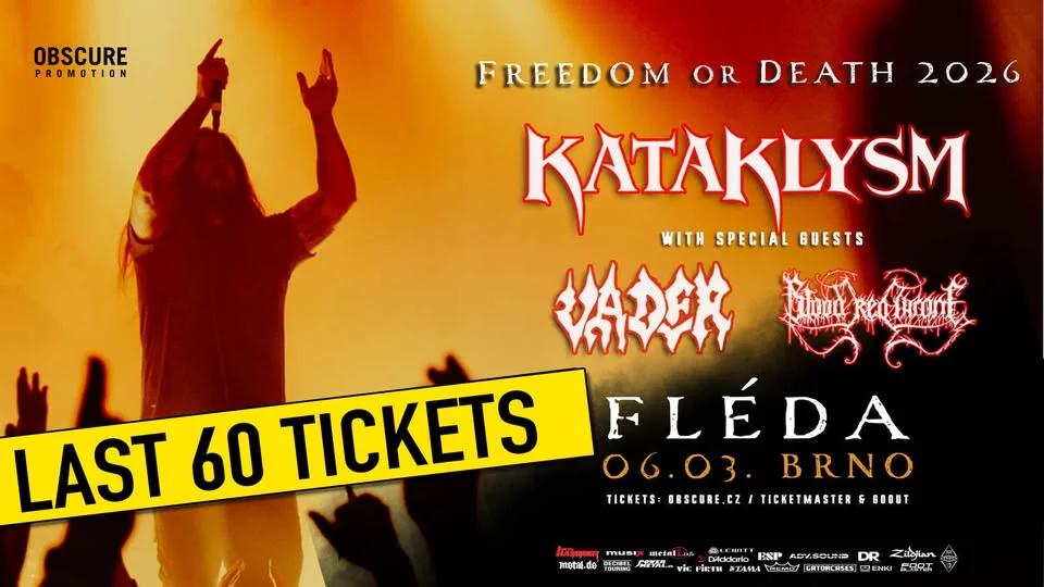 KATAKLYSM, VADER, BLOOD RED THRONE - Brno