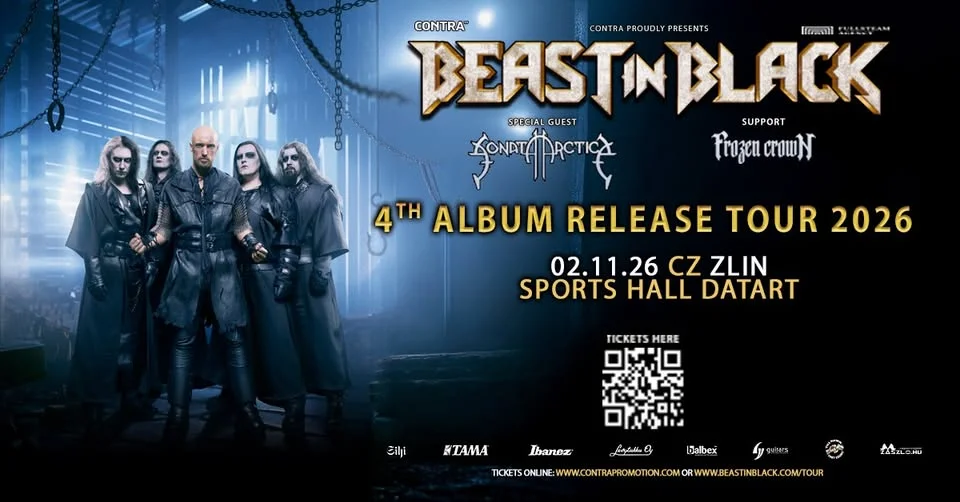 Beast In Black, Sonata Arctica, Frozen Crown - 4th Album Release Tour 2026 | ZLÍN - hala Datart