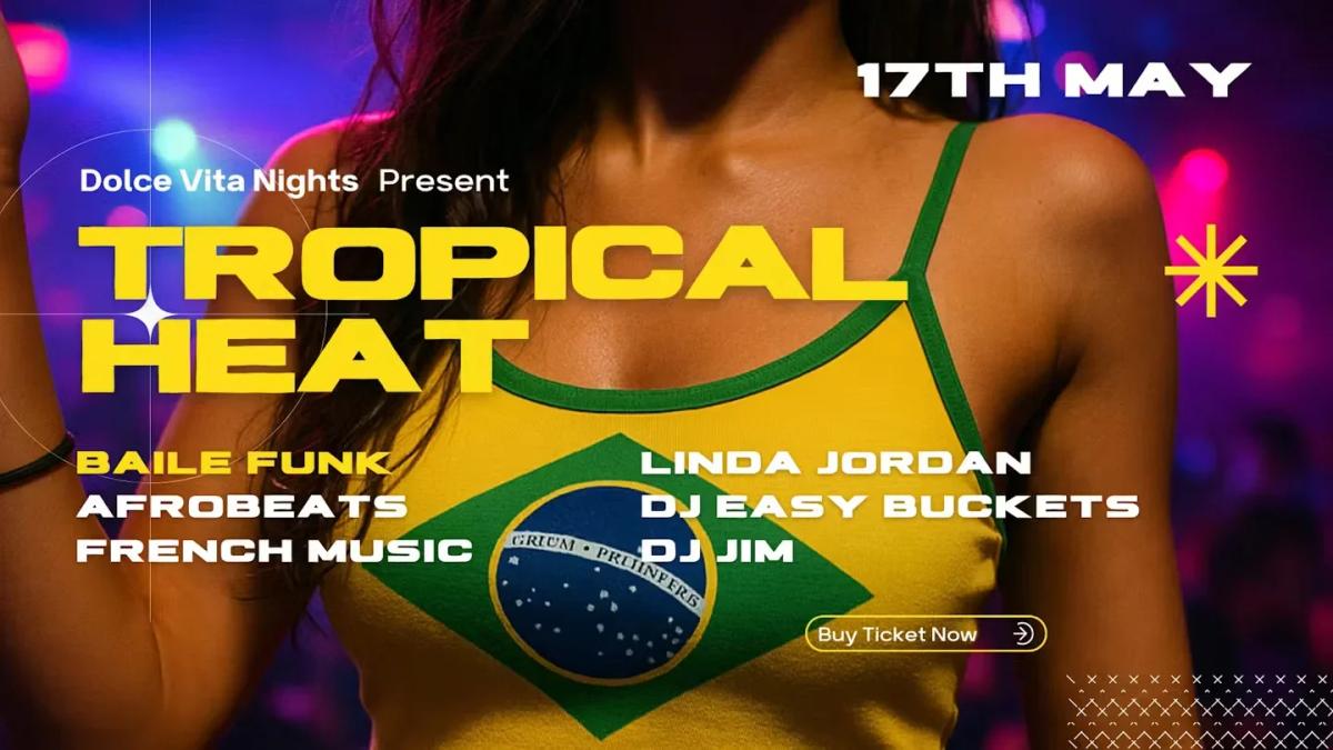 Tropical Heat – Dolce Vita Nights x Baras Ställe 🌴🔥 (17th May)