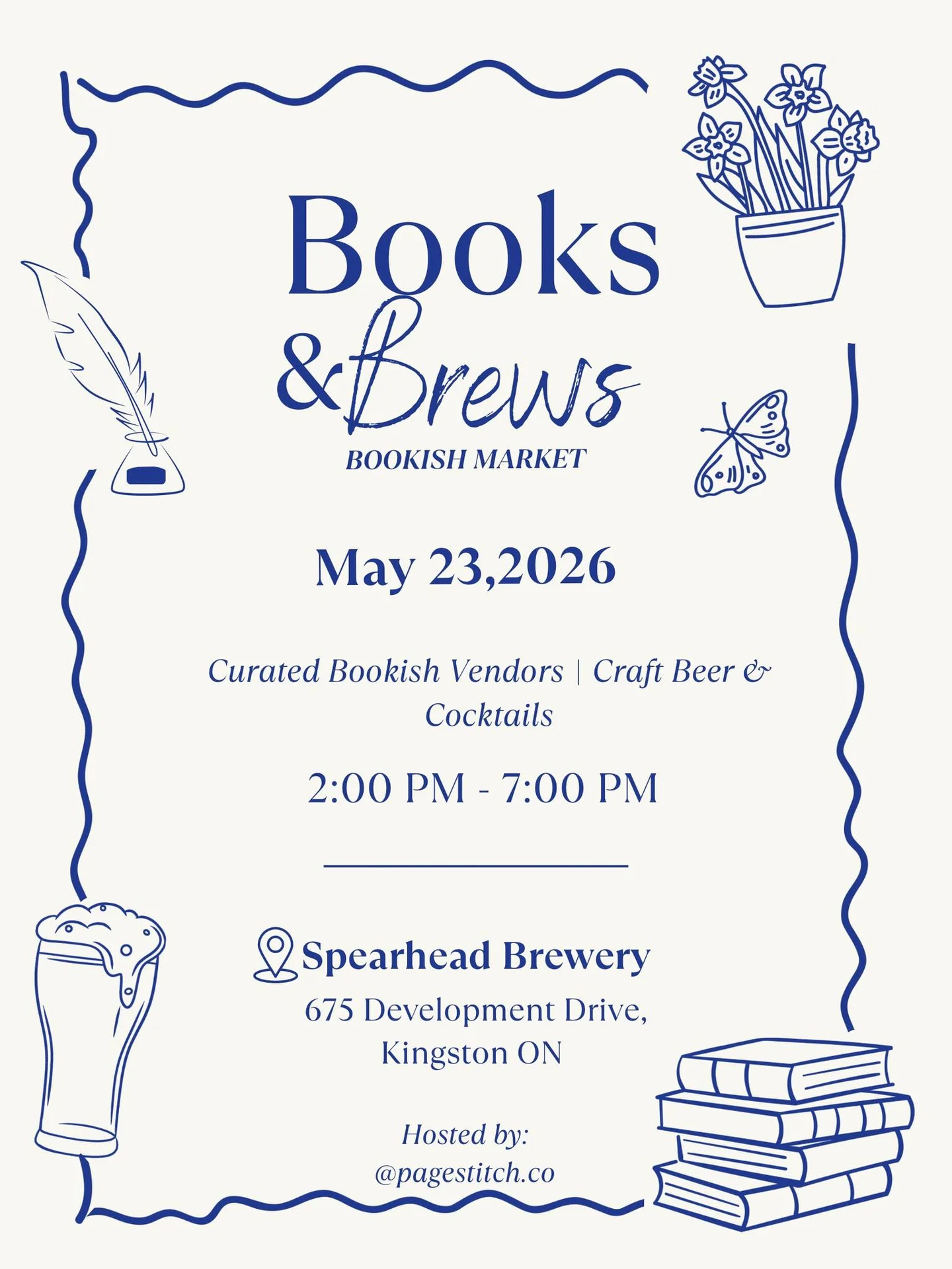 Books & Brews Bookish Market
