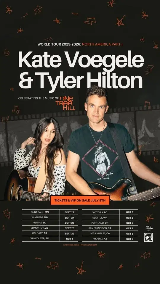 Tyler Hilton & Kate Voegele of One Tree Hill