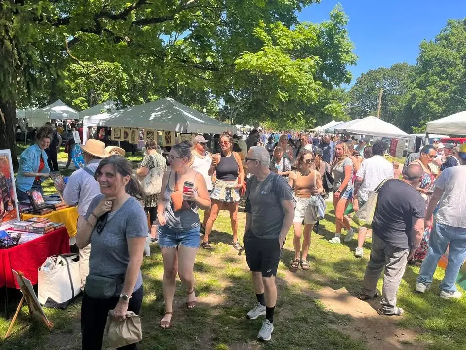 Providence Artisans Market Opening Day in Lippitt Park!