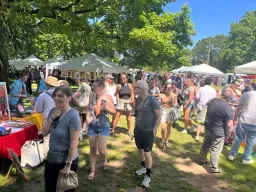 Providence Artisans Market Opening Day in Lippitt Park!