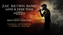 Zac Brown Band Love & Fear Tour Presented by Margaritaville at Sea