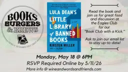 Books Burgers and Brews: Lula Dean's Little Library of Banned Books